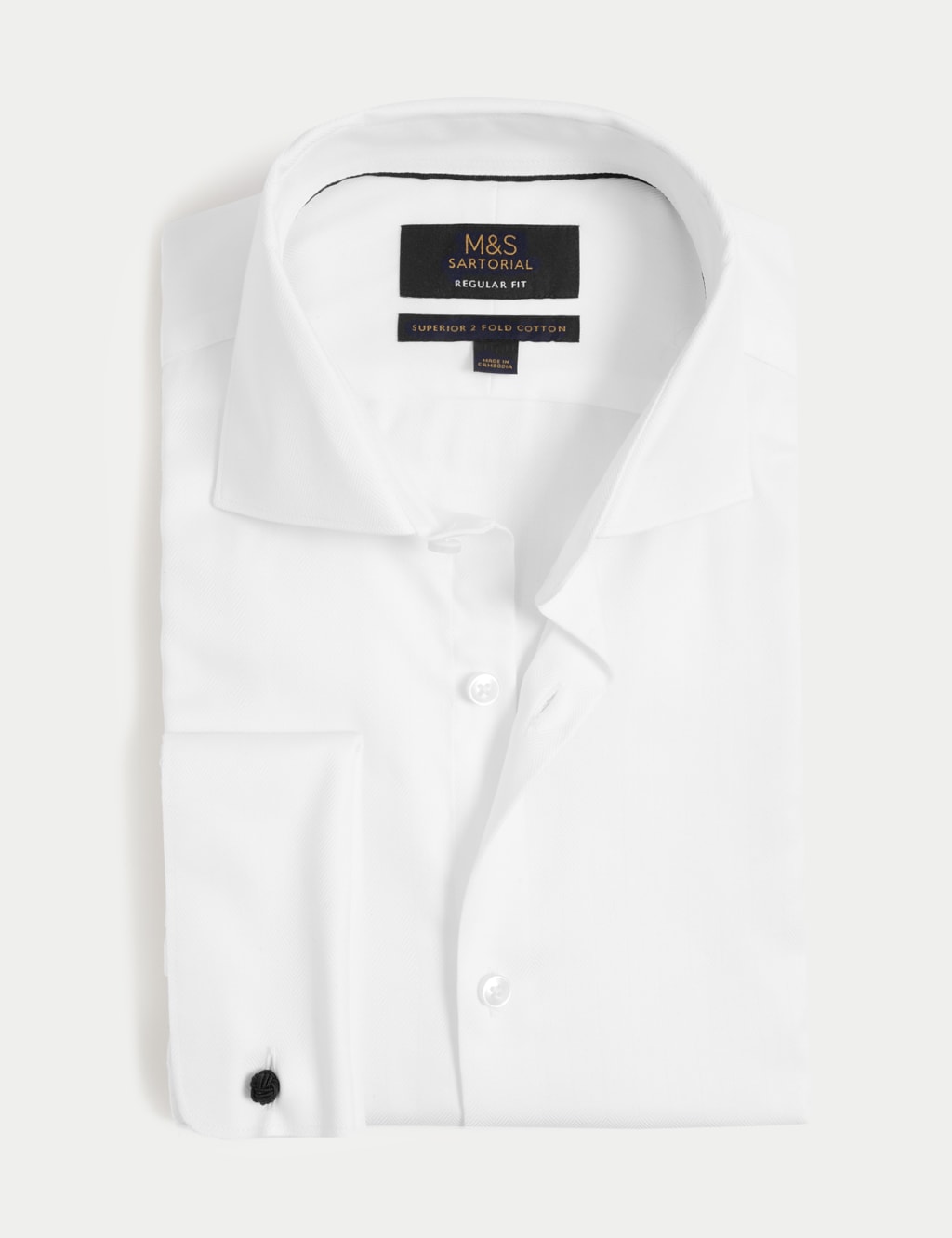 Men's Double Cuff Formal Shirts M&S