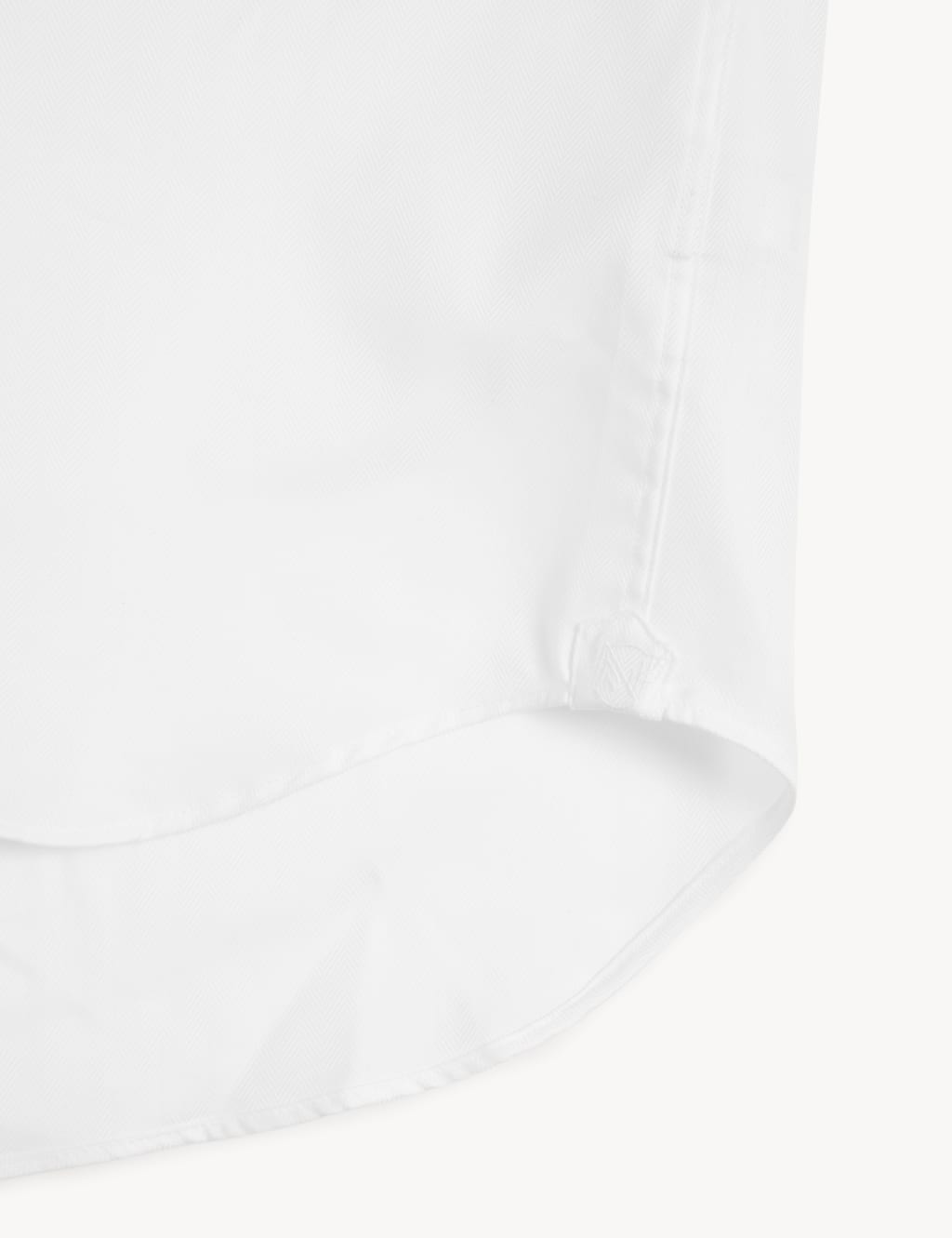 Regular Fit Pure Cotton Herringbone Shirt image 10