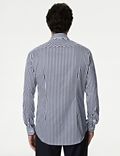 Slim Fit Luxury Cotton Bold Stripe Shirt
