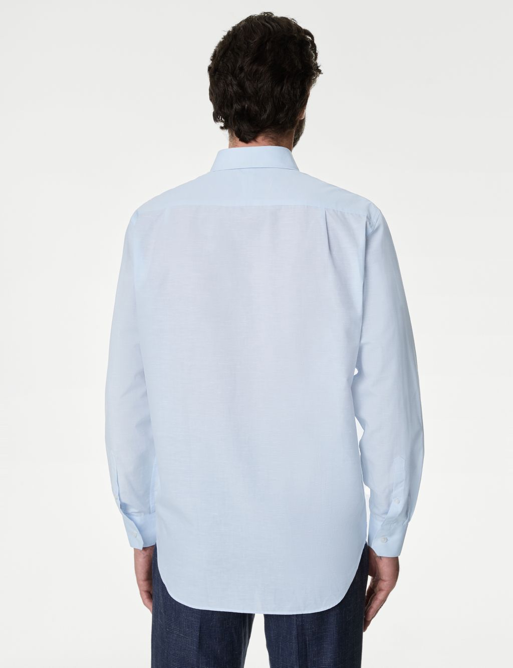 Regular Fit Linen Blend Weave Shirt image 4
