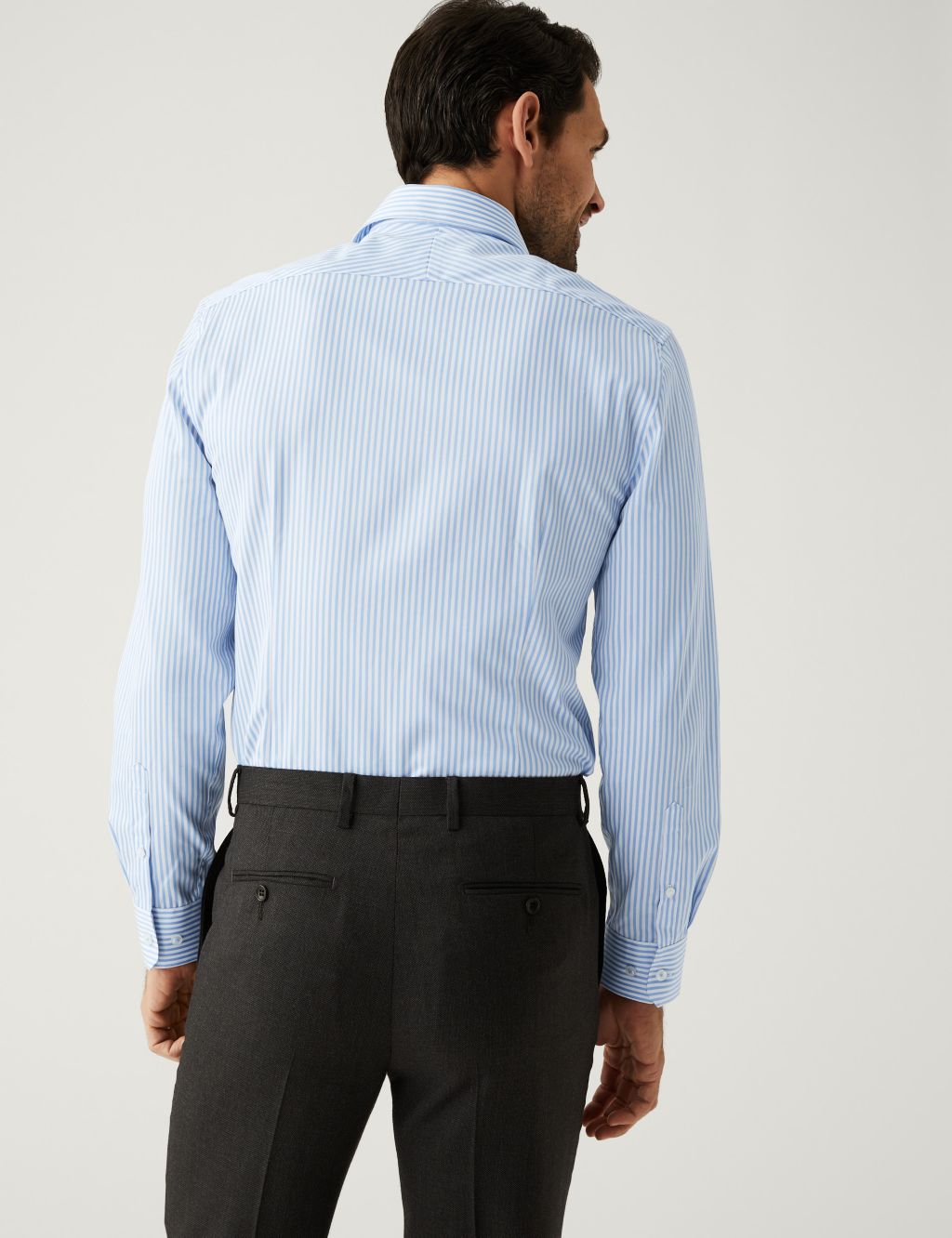 Slim Fit Pure Cotton Striped Shirt image 4