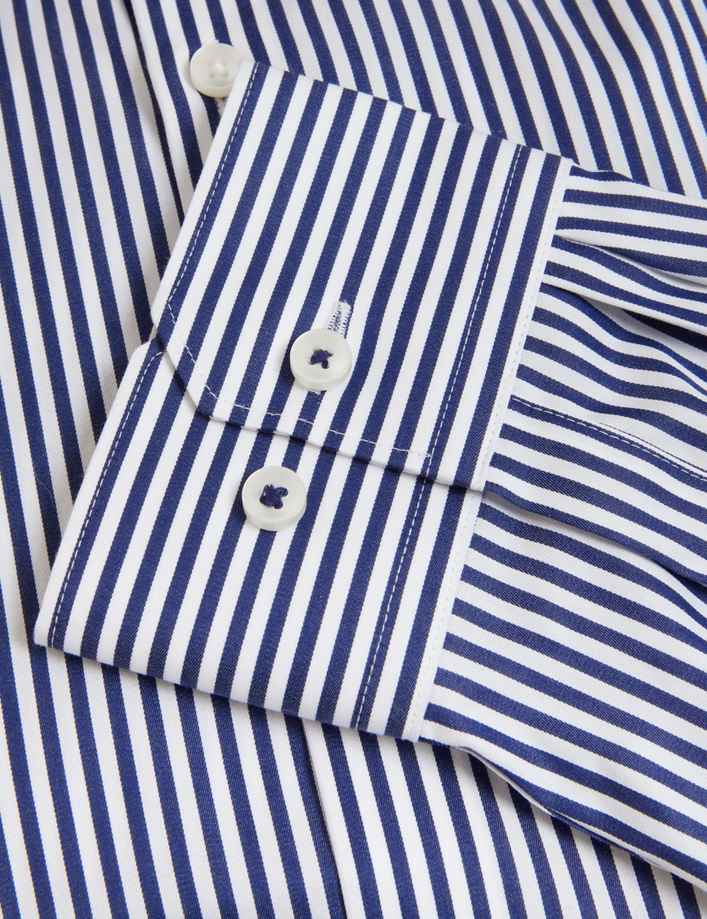Slim Fit Pure Cotton Striped Shirt image 7