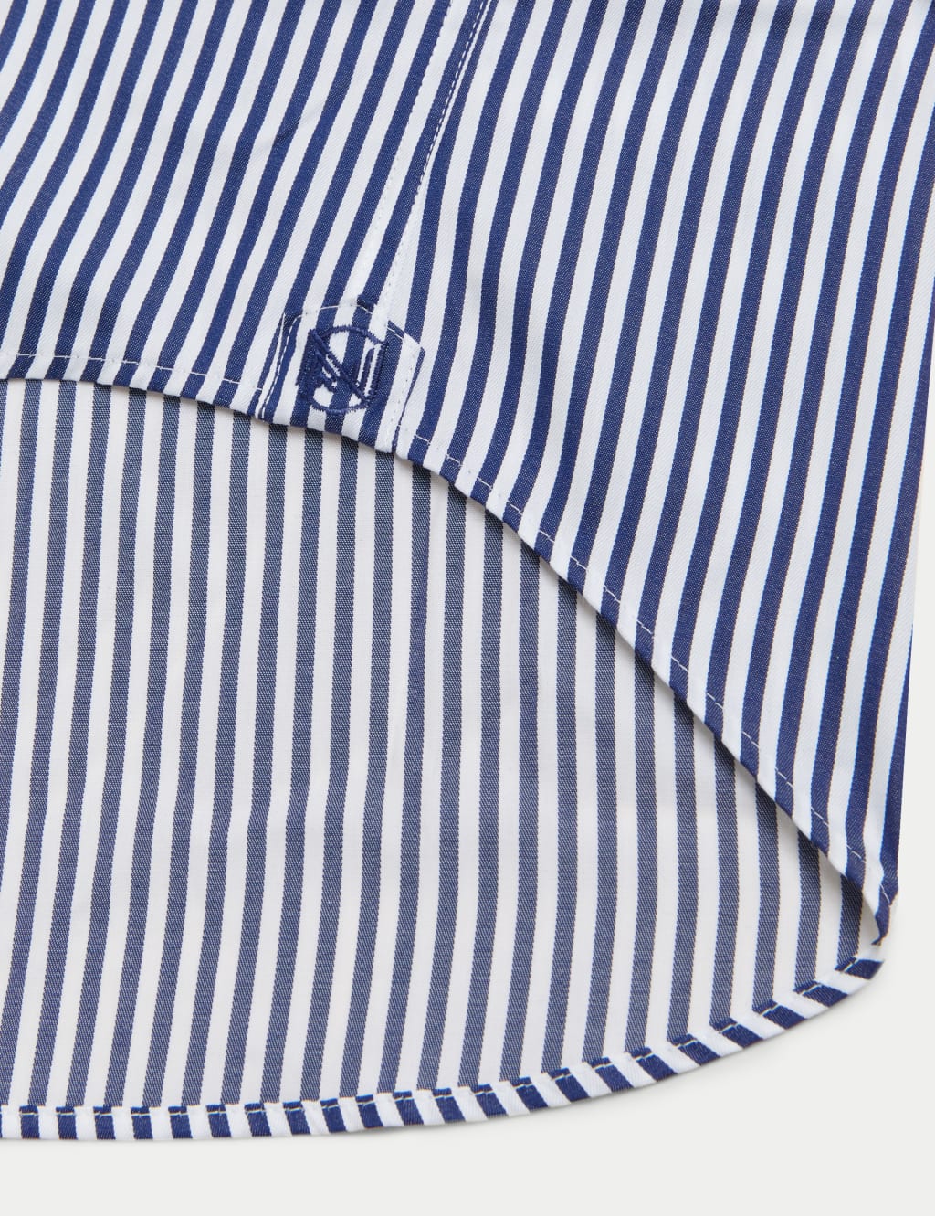 Tailored Fit Pure Cotton Striped Shirt image 8