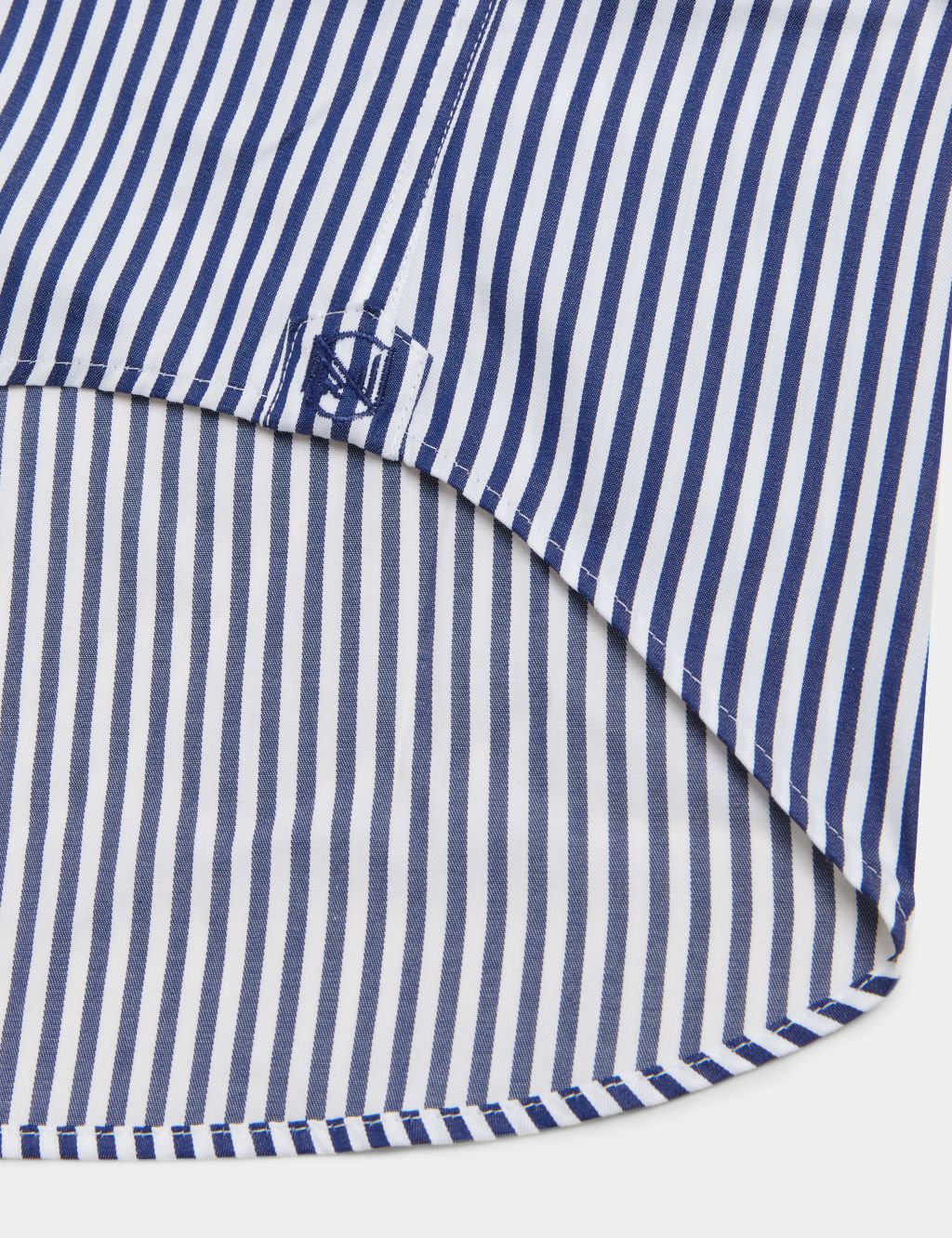 Tailored Fit Pure Cotton Striped Shirt image 9