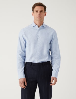 Tailored Fit Italian Linen Miracle™ Shirt