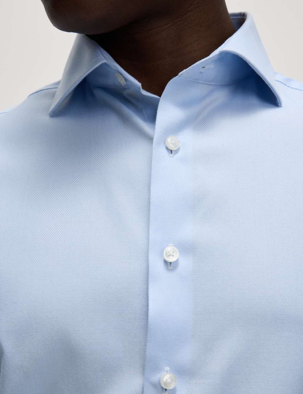 Regular Fit Luxury Cotton Double Cuff Twill Shirt