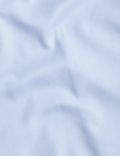 Keperen overhemd van luxe katoen met dubbele manchet en slanke pasvorm