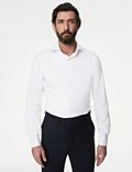 Tailored Fit Luxury Cotton Double Cuff Twill Shirt