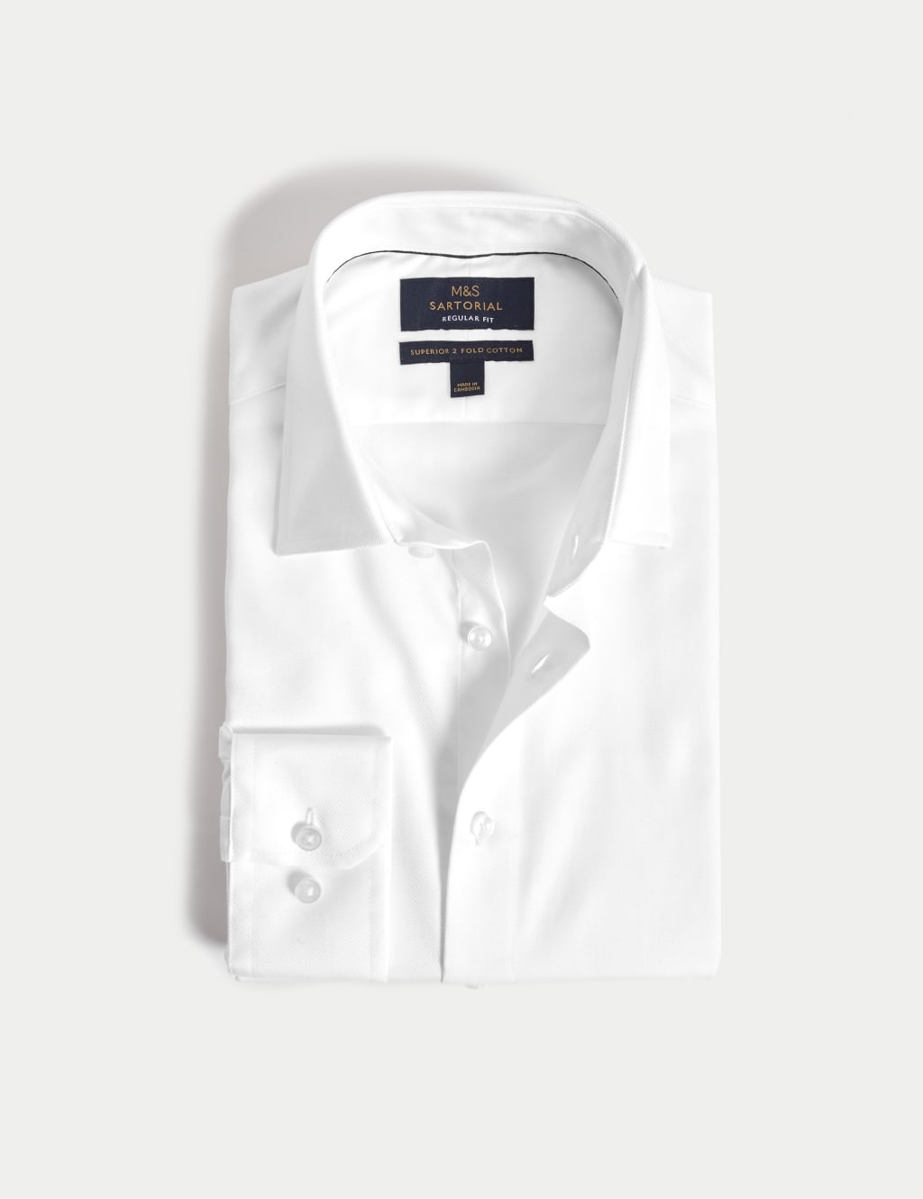 Regular Fit Luxury Cotton Twill Shirt