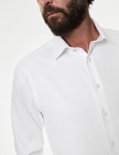 Regular Fit Easy Iron Luxury Cotton Twill Shirt