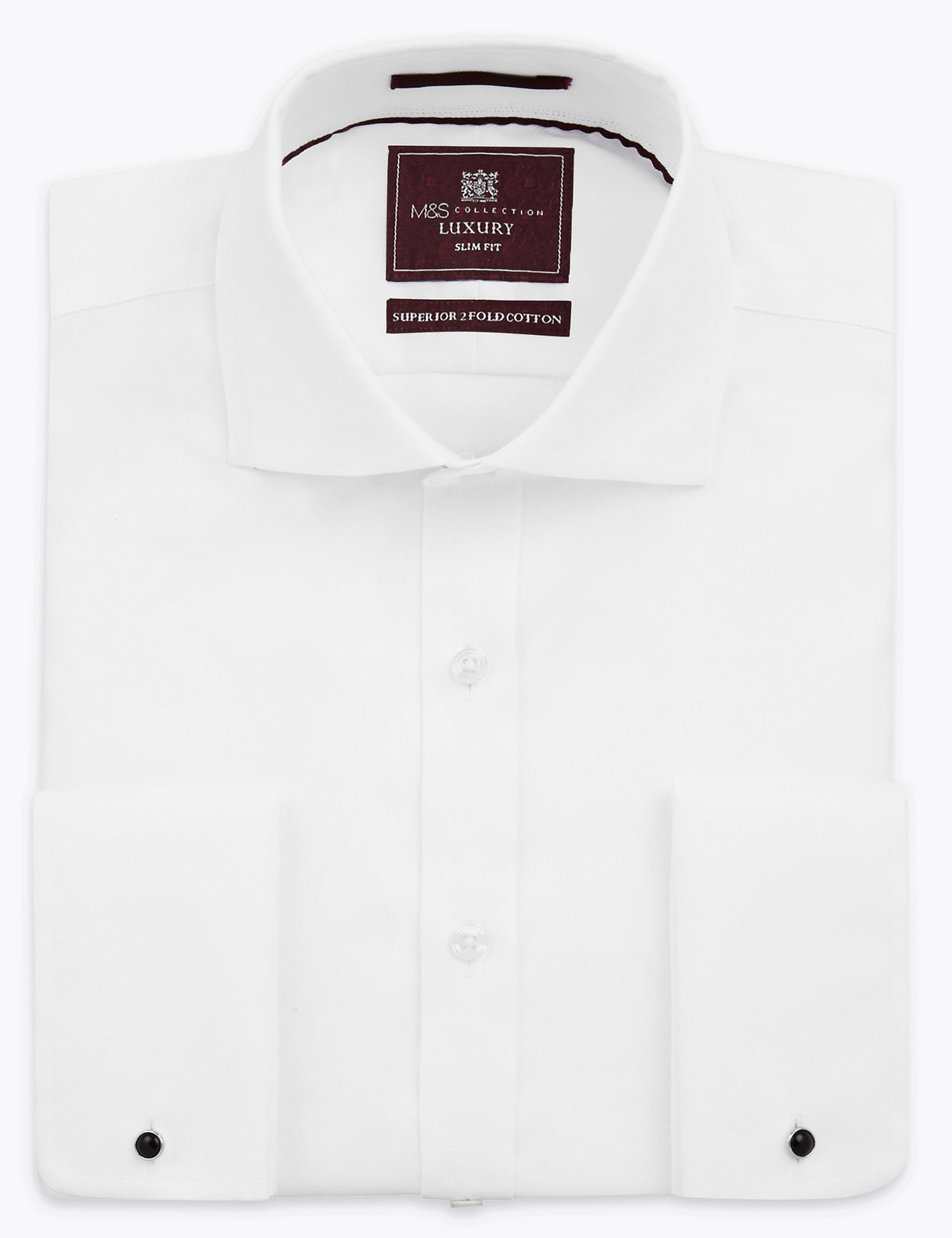 Slim Fit Easy Iron Pure Cotton Shirt