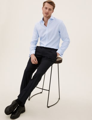 Chemise ajust&eacute;e 100&nbsp;% coton