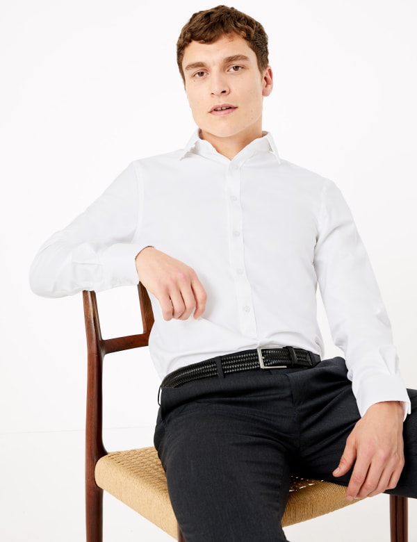 Slim Fit Shirt Easy Iron with Stretch