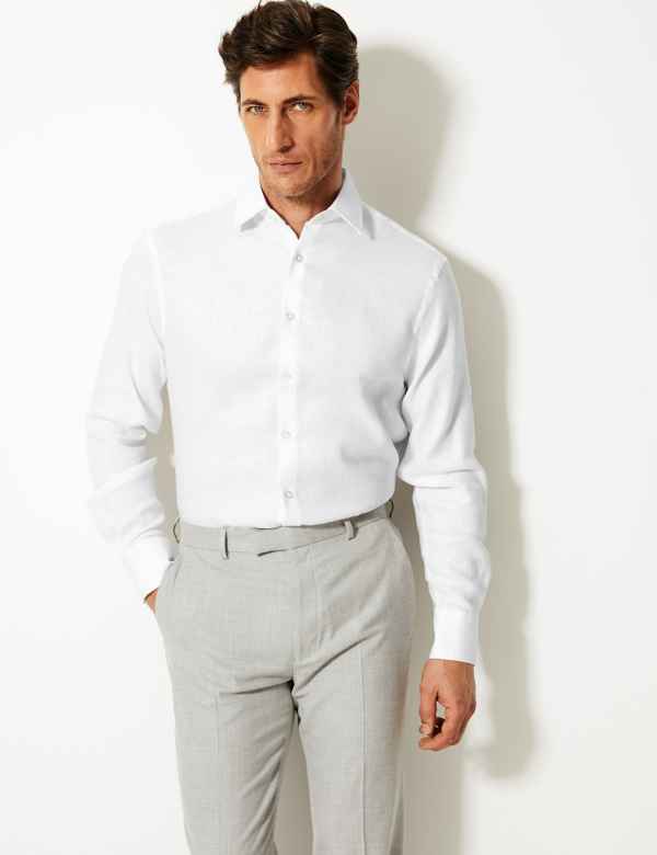Mens Linen Clothing Shirts Trousers Suits For Men M S
