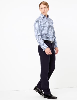 Chemise Oxford de qualit&eacute; sup&eacute;rieure &agrave; carreaux