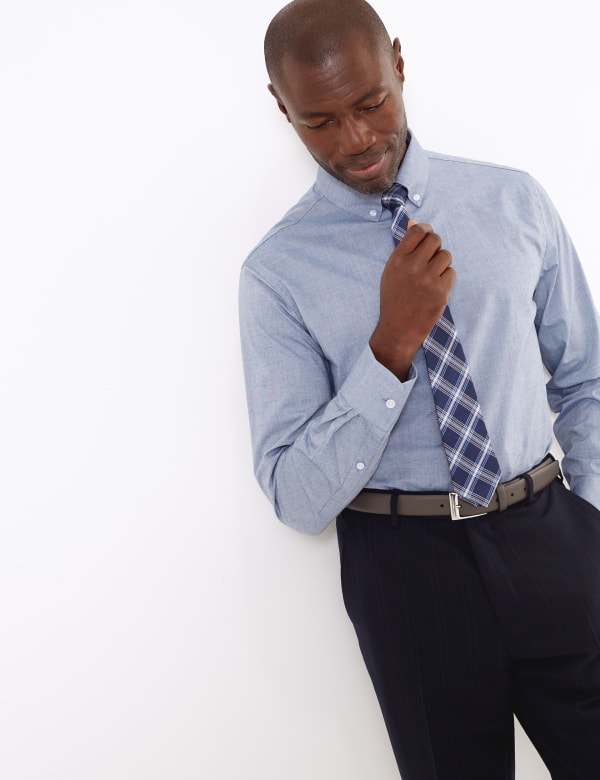 Tailored Fit Pure Cotton Shirt