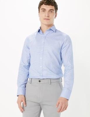 pure cotton formal shirts