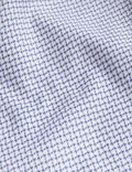 Auf Figur geschnittenes, bügelleichtes Hemd aus reiner Baumwolle