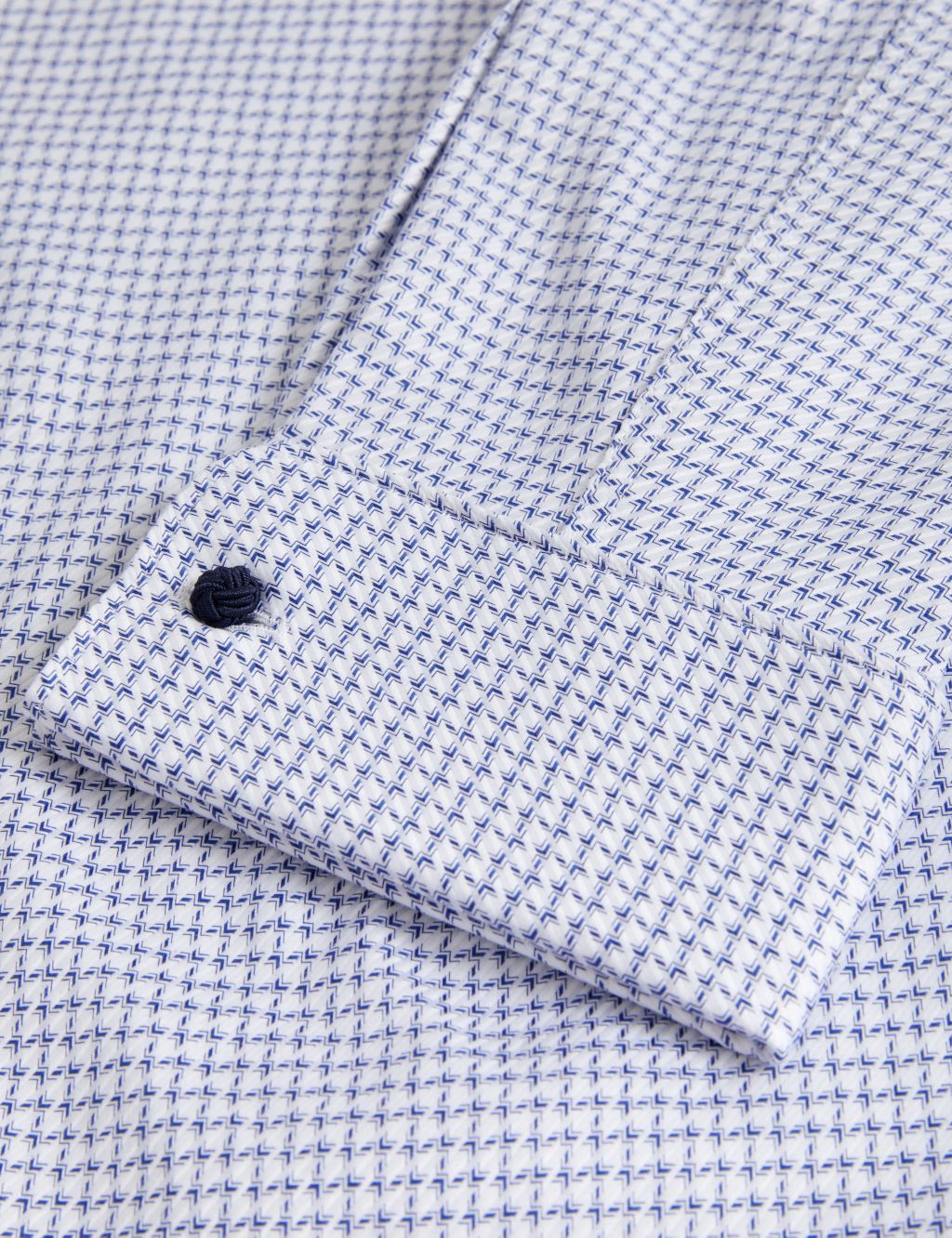 Tailored Fit Easy Iron Pure Cotton Shirt image 7