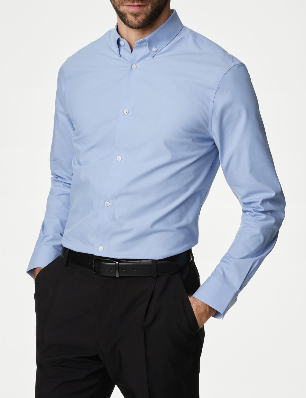 Regular  Fit Ultimate Shirt with Stretch image 1