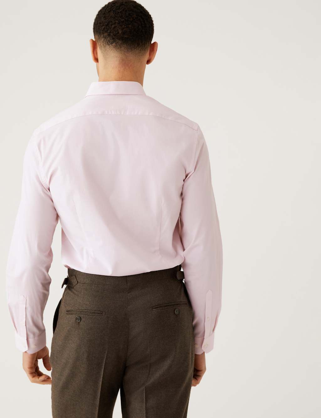 Slim Fit Cotton Rich Stretch Shirt image 4
