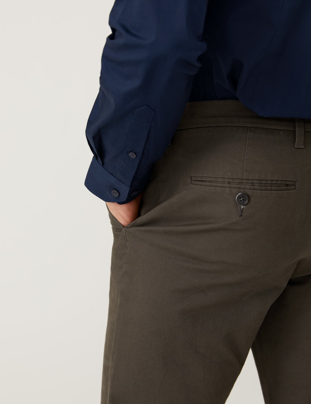 Slim Fit Cotton Rich Stretch Shirt image 4