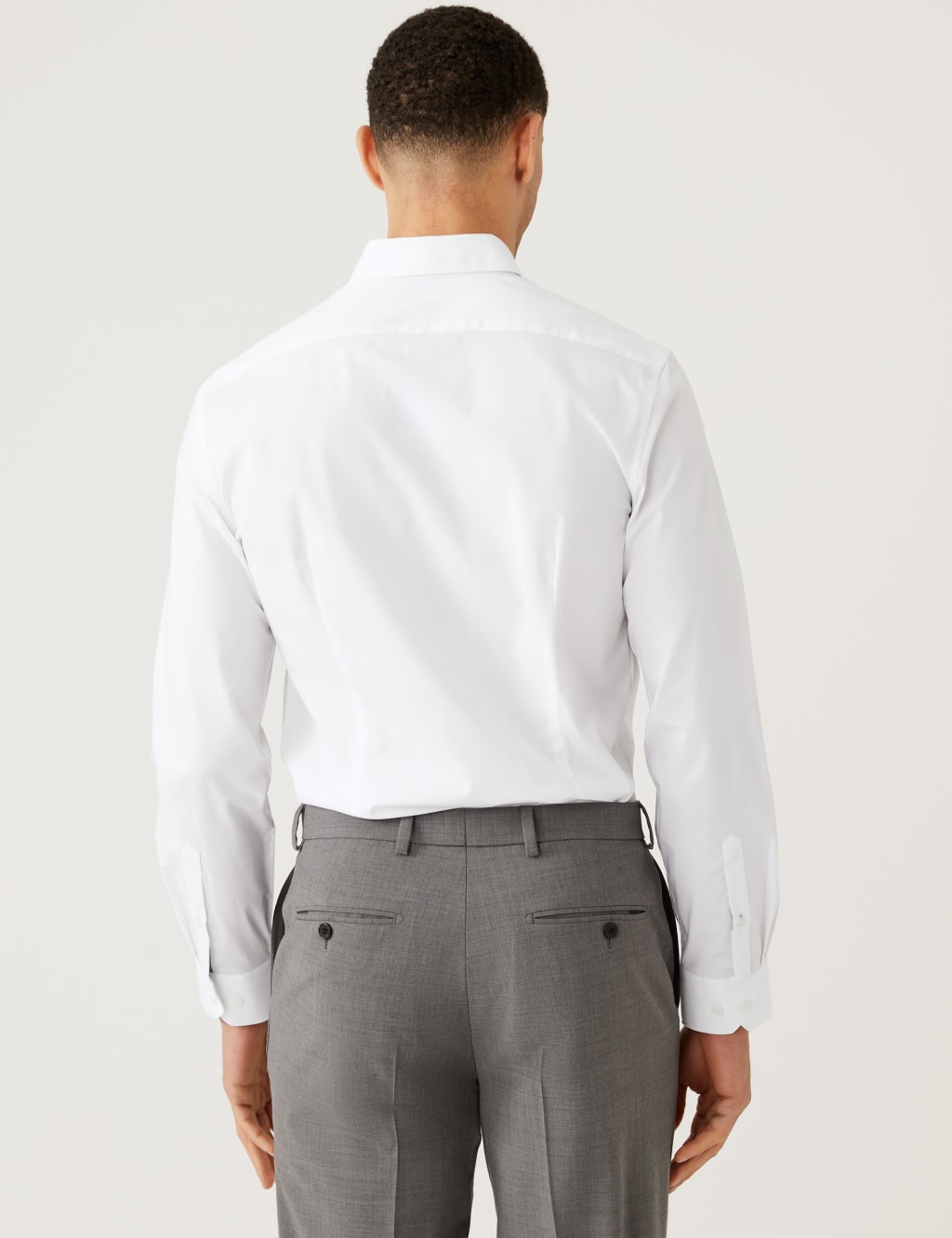 Slim Fit Cotton Rich Stretch Shirt image 5