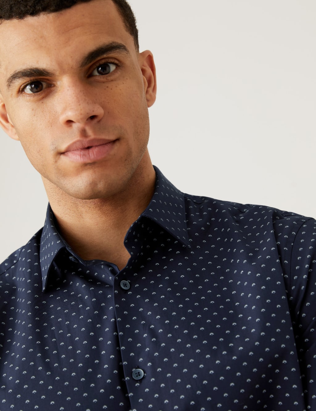 Regular Fit Easy Iron Cotton Rich Shirt image 4