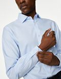 Chemise à carreaux 100&nbsp;% coton coupe standard, sans repassage