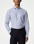 Camisa de vichy de ajuste estándar sin planchado 100% algodón