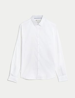 Regular Fit Pure Cotton Geo Print Shirt