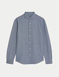 Slim Fit Easy Iron Jersey Shirt