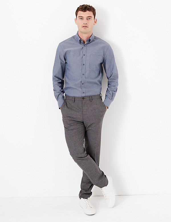 Tailored Fit Pure Cotton Oxford Shirt - BN