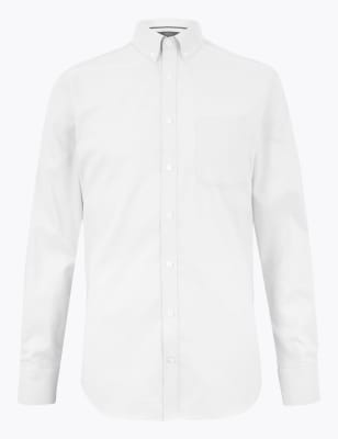 tailored oxford shirt