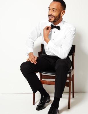 Chemise de soir&eacute;e coupe longue standard