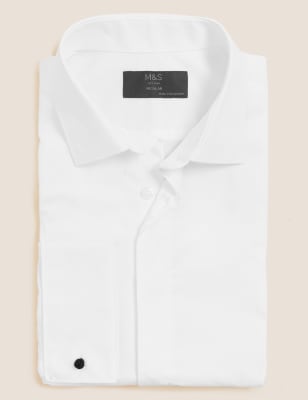 marks and spencer white dress shirt