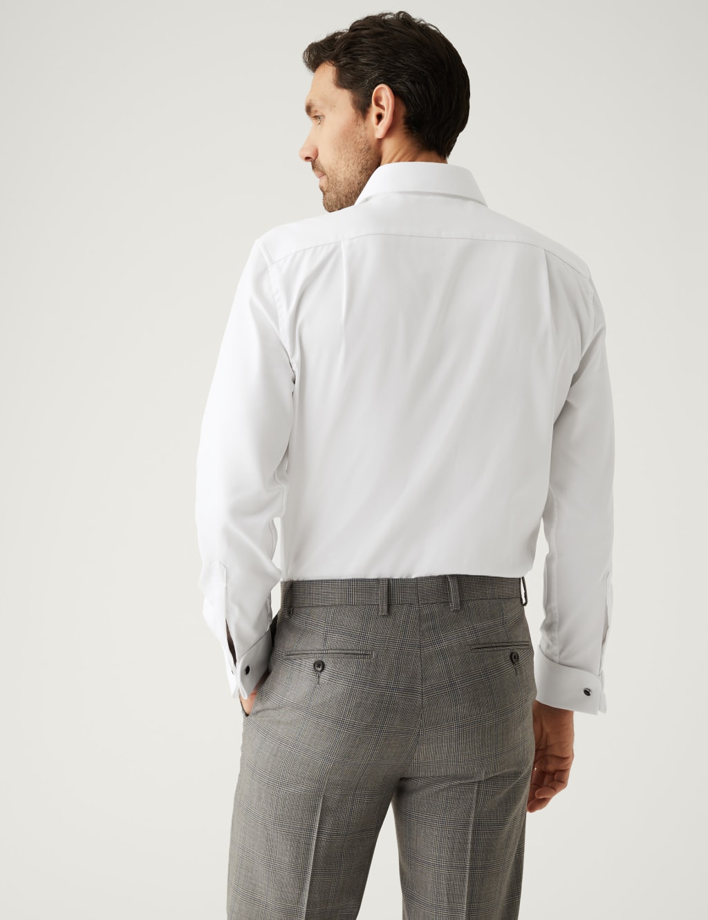 Regular Fit Pure Cotton Dinner Shirt image 5