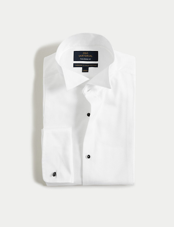 Chemise de soirée coupe ajustée 100&nbsp;% coton - FR