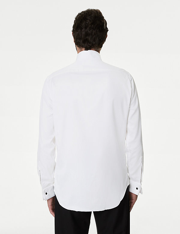 Tailored Fit Pure Cotton Dinner Shirt - AE