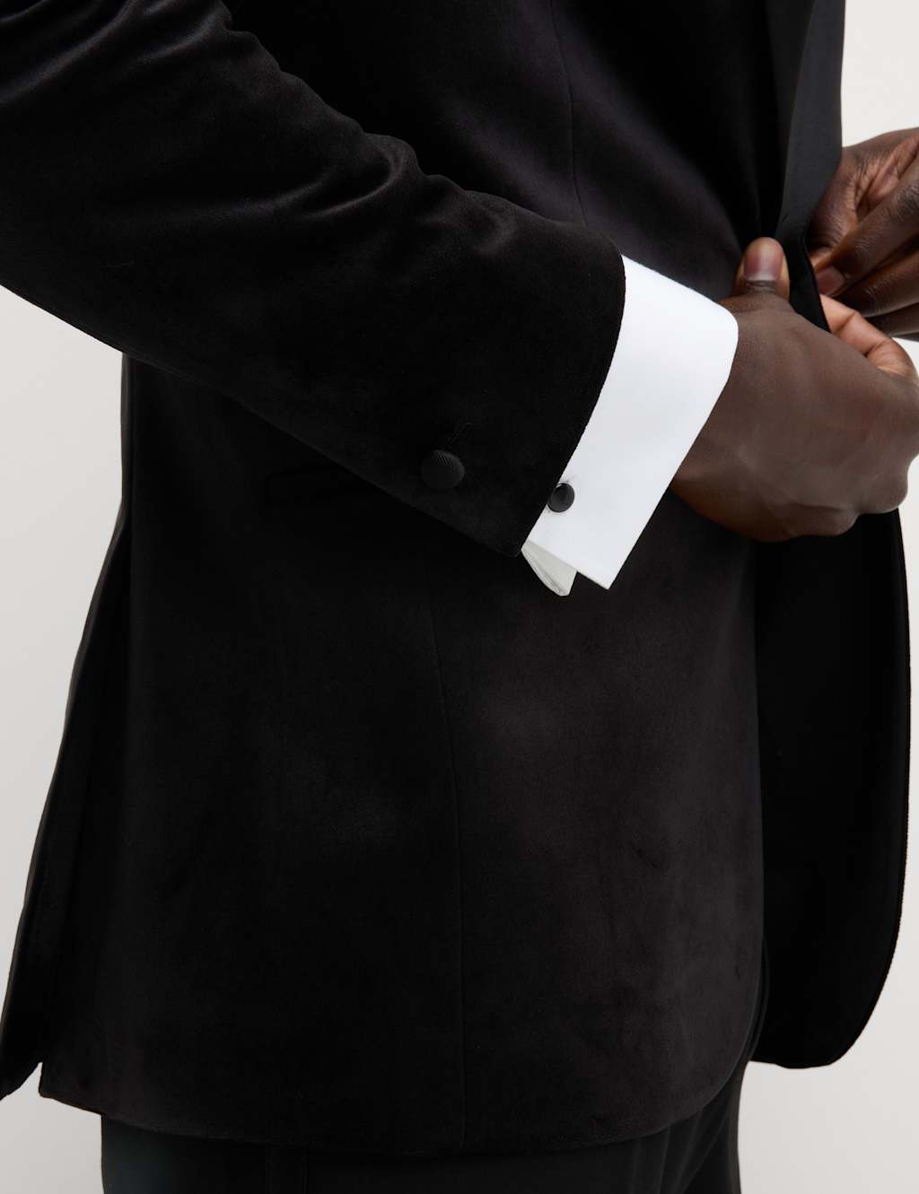 Tailored Fit Pure Cotton Dinner Shirt image 6