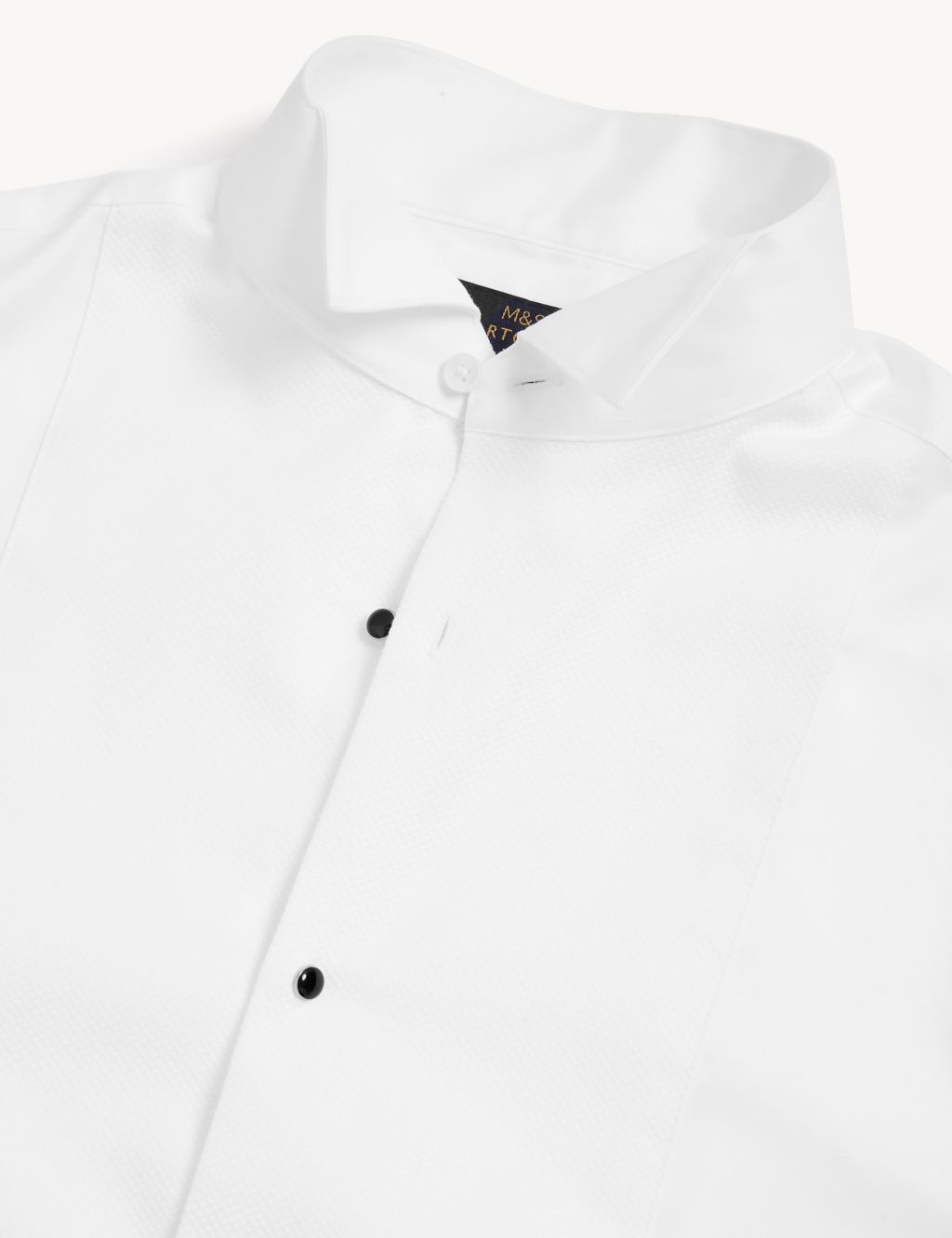 Tailored Fit Pure Cotton Dinner Shirt image 9