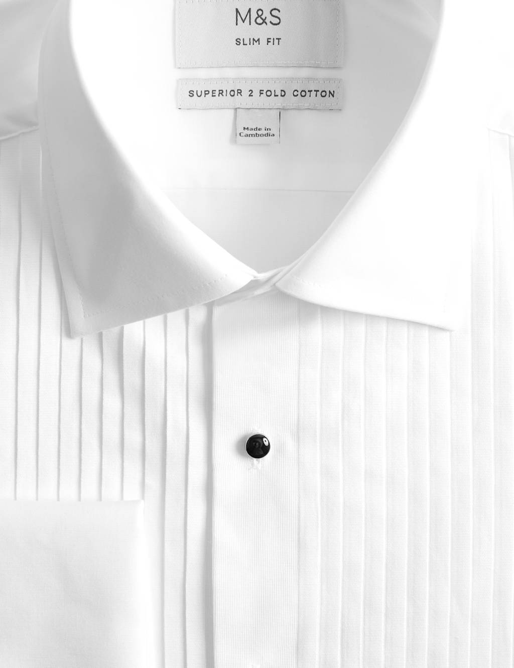 Slim Fit Easy Iron Pure Cotton Dress Shirt image 6