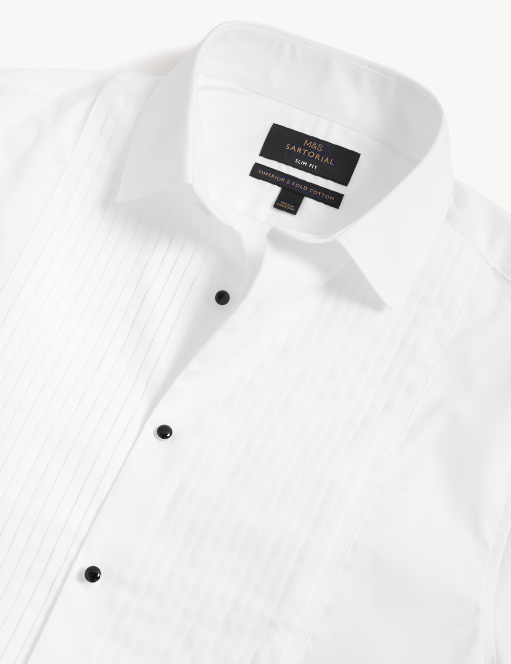 Slim Fit Easy Iron Pure Cotton Dinner Shirt image 7