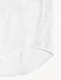 Φόρεμα-πουκάμισο με διπλή μανσέτα σε στενή γραμμή από βαμβάκι πολυτελείας