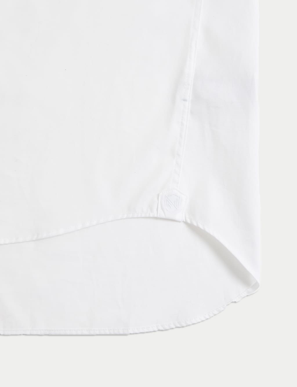Tailored Fit Easy Iron Pure Cotton Shirt image 2