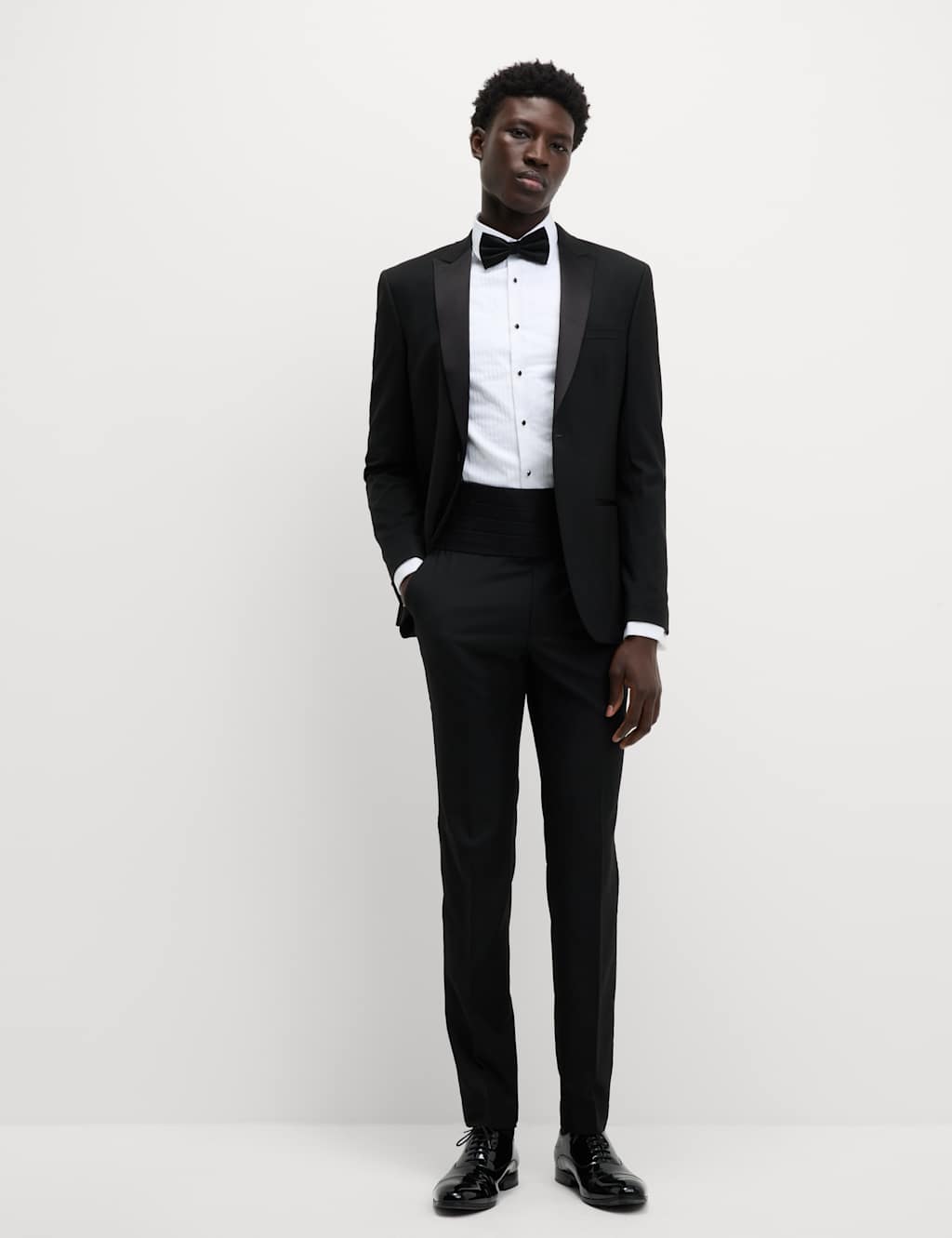 Tailored Fit Easy Iron Pure Cotton Shirt image 4
