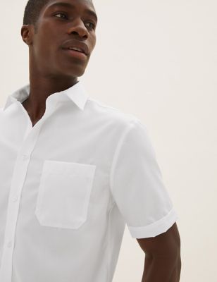  Chemise coupe standard 100 % coton à rayures - White
