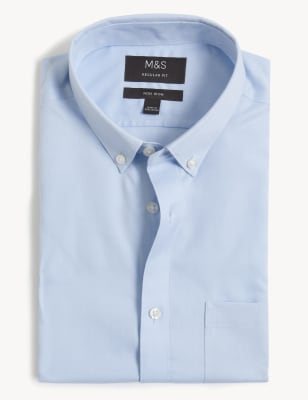 Regular Fit Non Iron Pure Cotton Oxford Shirt