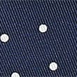 Pure Silk Spot Print Pocket Square - navymix