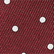 Pure Silk Spot Print Pocket Square - burgundymix